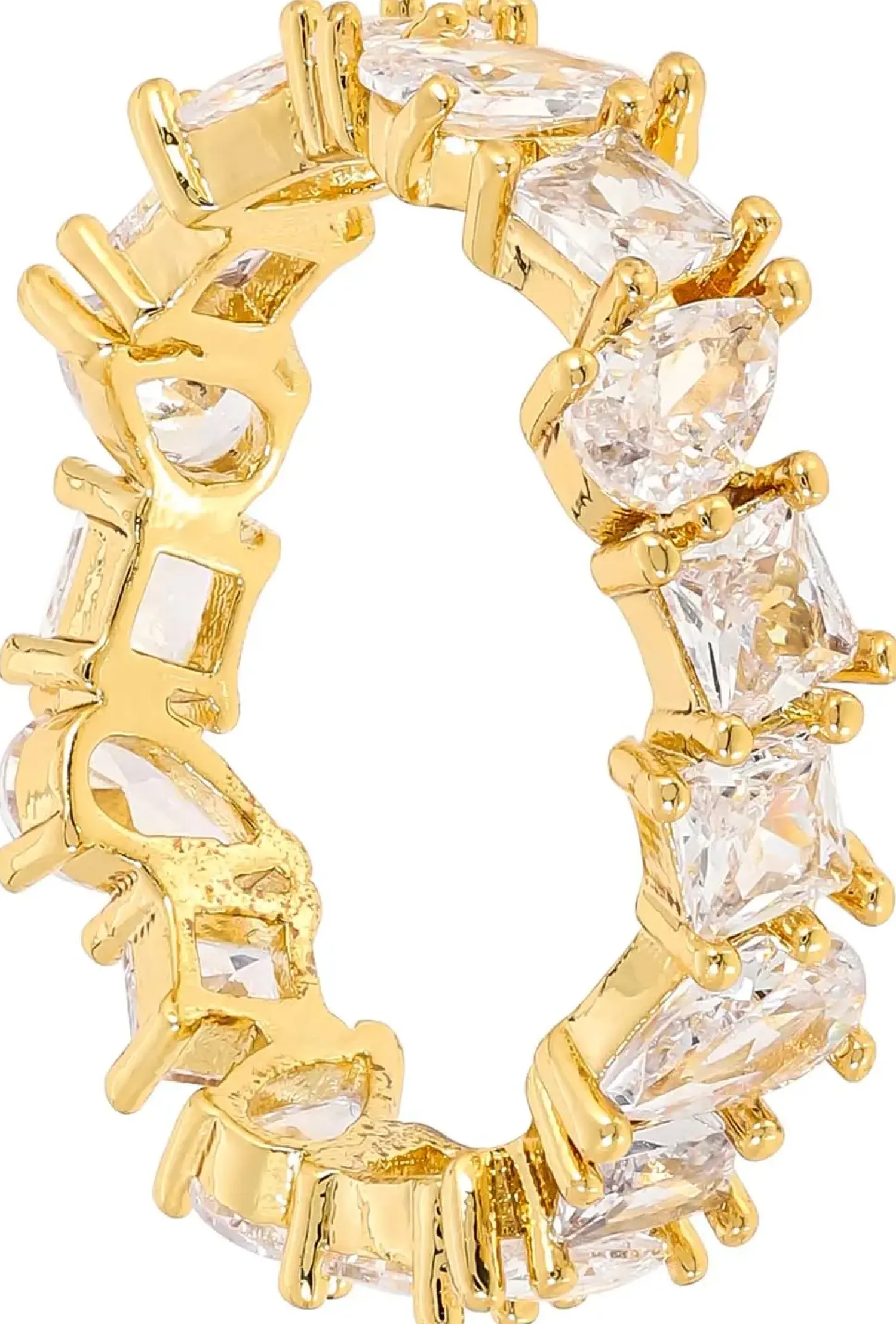 Bijou Brigitte Ringe Mit Steinen|Ringe Gold>Ring - Zirkonia Squares gold