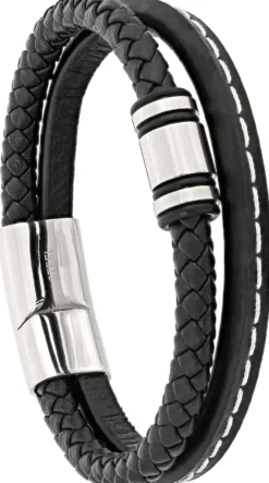 Bijou Brigitte Herrenarmbänder>*SAV*Herren Armband - Bold Black schwarz