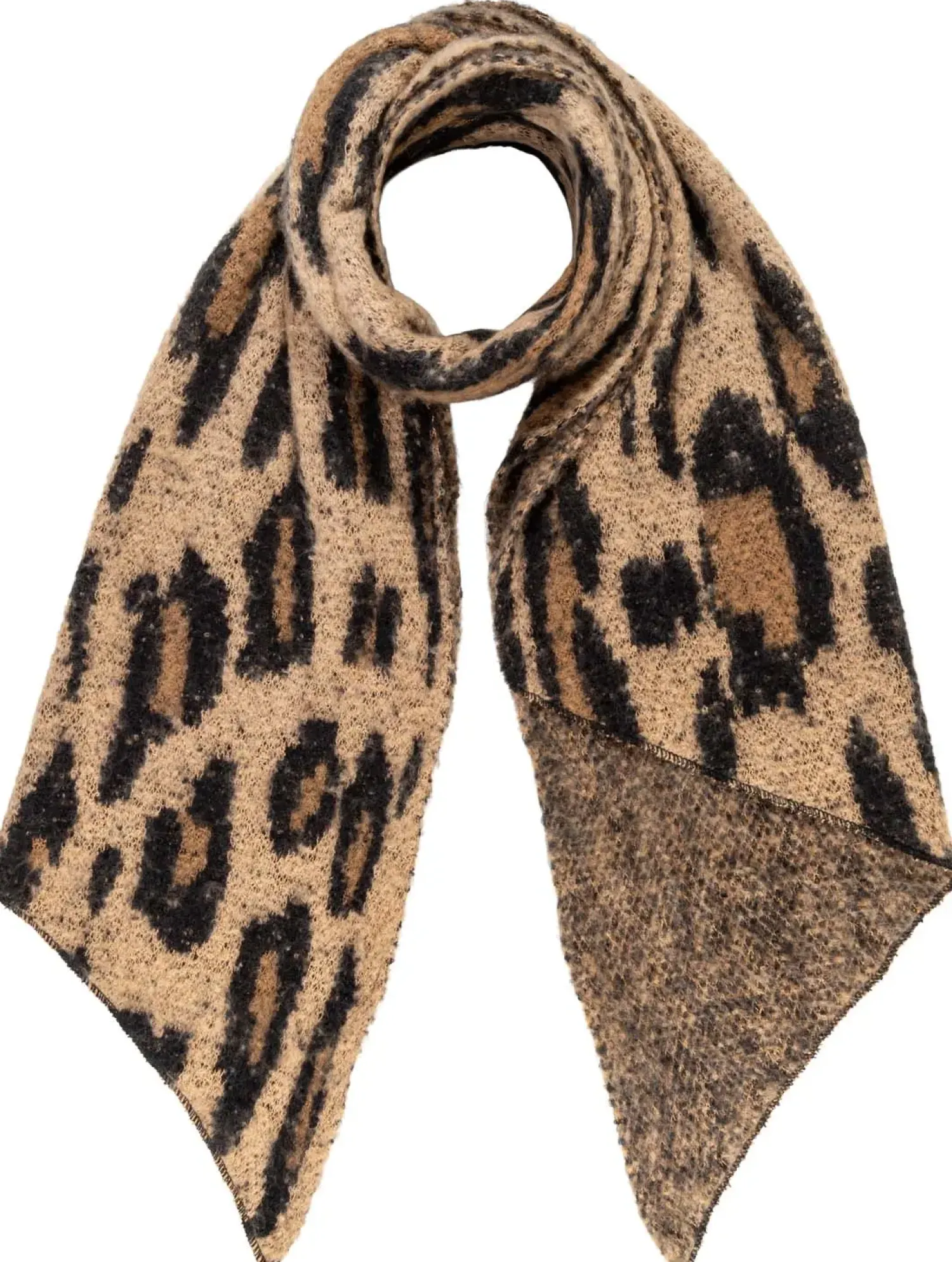 Bijou Brigitte Schals>Schal - Basic Leo schwarz, braun