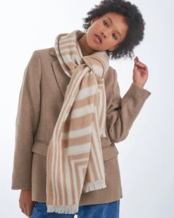 Bijou Brigitte Schals>Schal - Beige Illusions beige, braun