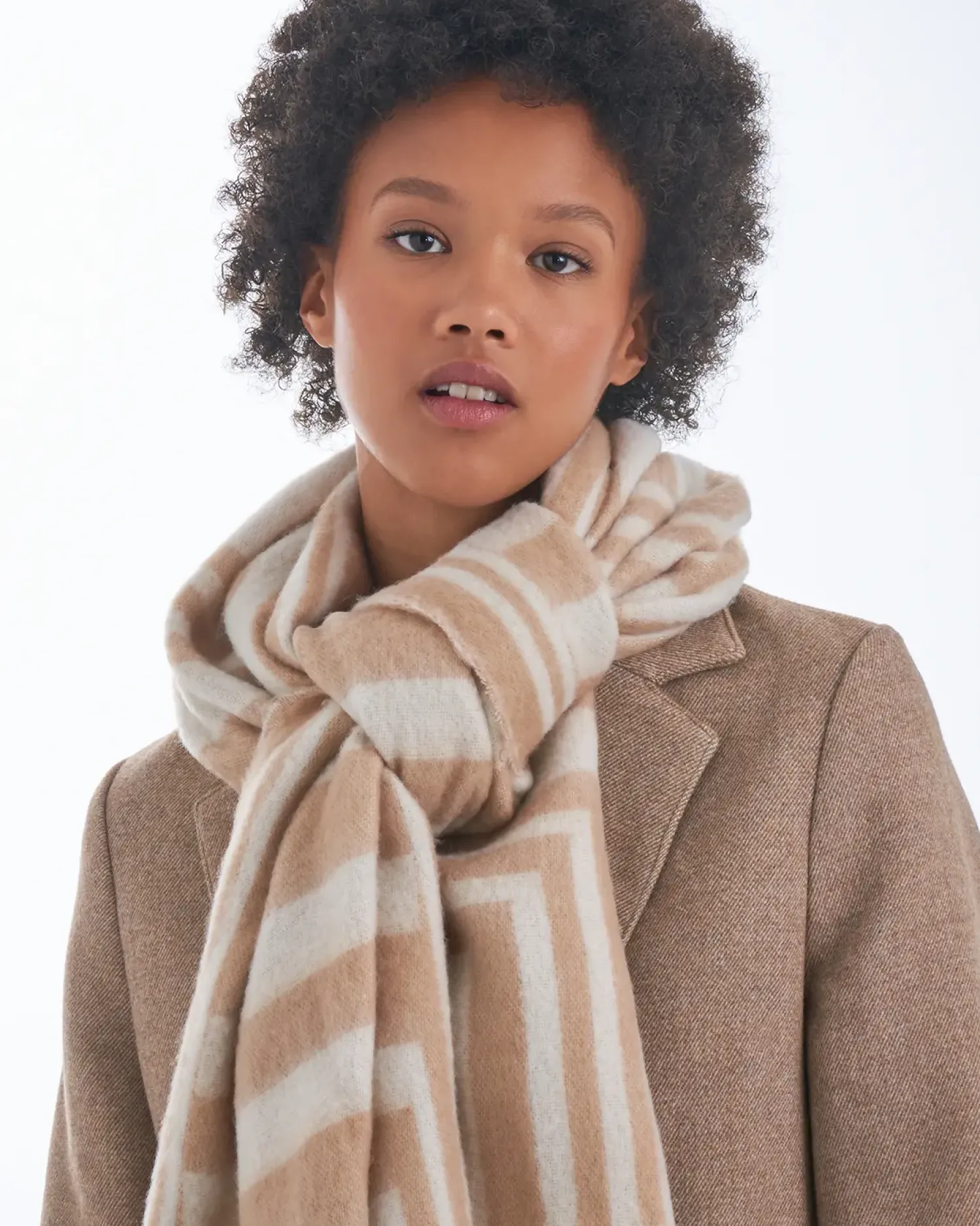 Bijou Brigitte Schals>Schal - Beige Illusions beige, braun