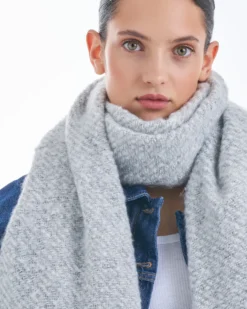 Bijou Brigitte Schals>Schal - Cosy Grey grau
