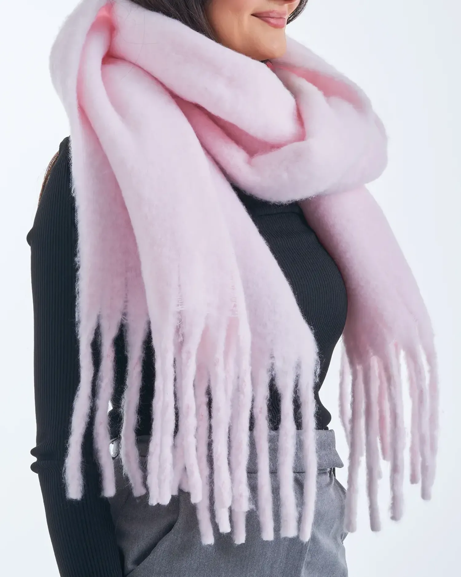 Bijou Brigitte Schals>Schal - Cushy Pink rosa