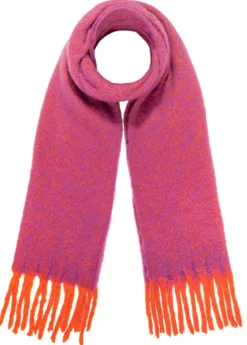 Bijou Brigitte Schals>Schal - Dark Pink orange, pink