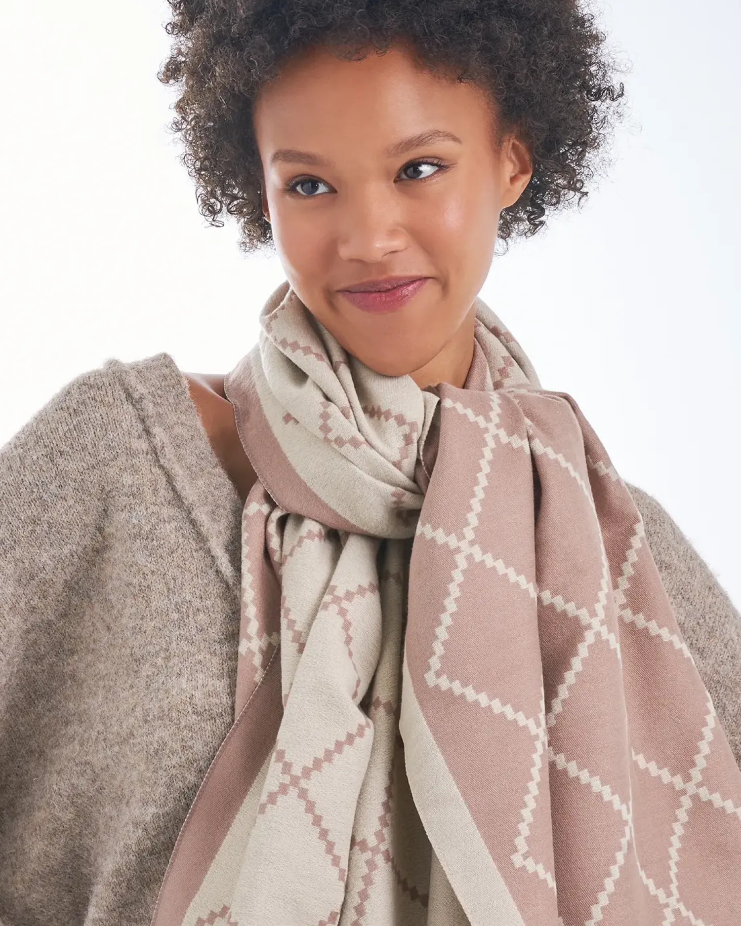 Bijou Brigitte Schals>Schal - Elegant Simplicity beige, braun