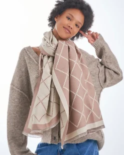 Bijou Brigitte Schals>Schal - Elegant Simplicity beige, braun