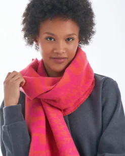 Bijou Brigitte Schals>Schal - Fashion Addict orange, pink
