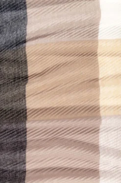 Bijou Brigitte Schals>Schal - Gentle Check beige, weiß, grau