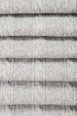 Bijou Brigitte Schals>Schal - Grey Braids grau