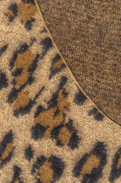 Bijou Brigitte Schals>Schal - Knitted Leo schwarz, braun