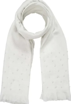 Bijou Brigitte Schals>Schal - Snowy Pearls weiß