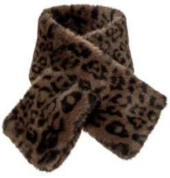 Bijou Brigitte Schals>Schal - Soft Leo schwarz, braun
