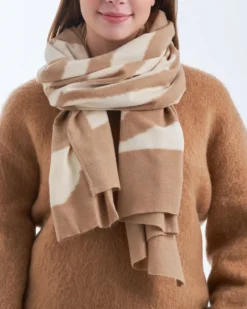 Bijou Brigitte Schals>Schal - Taupe Pattern beige, braun