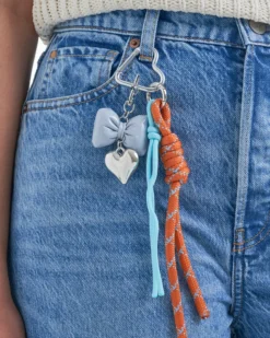 Bijou Brigitte Anhänger>Schlüsselanhänger - Cotton Bow mehrfarbig, silber