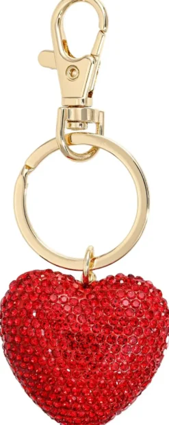 Bijou Brigitte Anhänger|Für Bestimmte Personen>Schlüsselanhänger - Red Heart gold, rot
