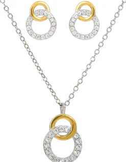 Bijou Brigitte Schmucksets|Silver Crystals><noscript><img width=