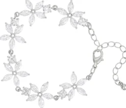 Bijou Brigitte Schmucksets|Brautschmuck>Schmuckset - Crystal Bloom silber