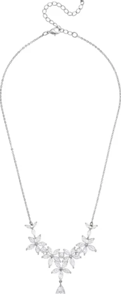 Bijou Brigitte Schmucksets|Brautschmuck>Schmuckset - Crystal Bloom silber