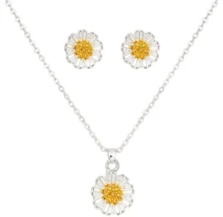 Bijou Brigitte Schmucksets|Für Bestimmte Anlässe>Schmuckset - Daisy Bloom silber