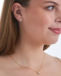 Bijou Brigitte Schmucksets|Silver Crystals>Schmuckset - Delicate Hearts gold