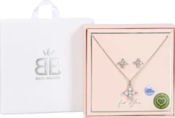 Bijou Brigitte Schmucksets|Für Bestimmte Anlässe>Schmuckset - Four Cleefs silber