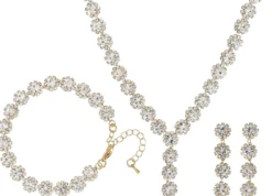 Bijou Brigitte Blumenschmuck|Schmucksets>Schmuckset - Glamorous Flowers gold