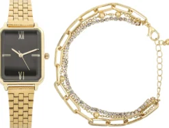 Bijou Brigitte Schmucksets|Uhren>Schmuckset - Golden Classic schwarz, gold