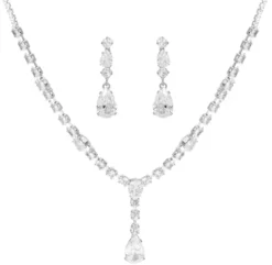 Bijou Brigitte Schmucksets|Brautschmuck>Schmuckset - Perfect Night silber