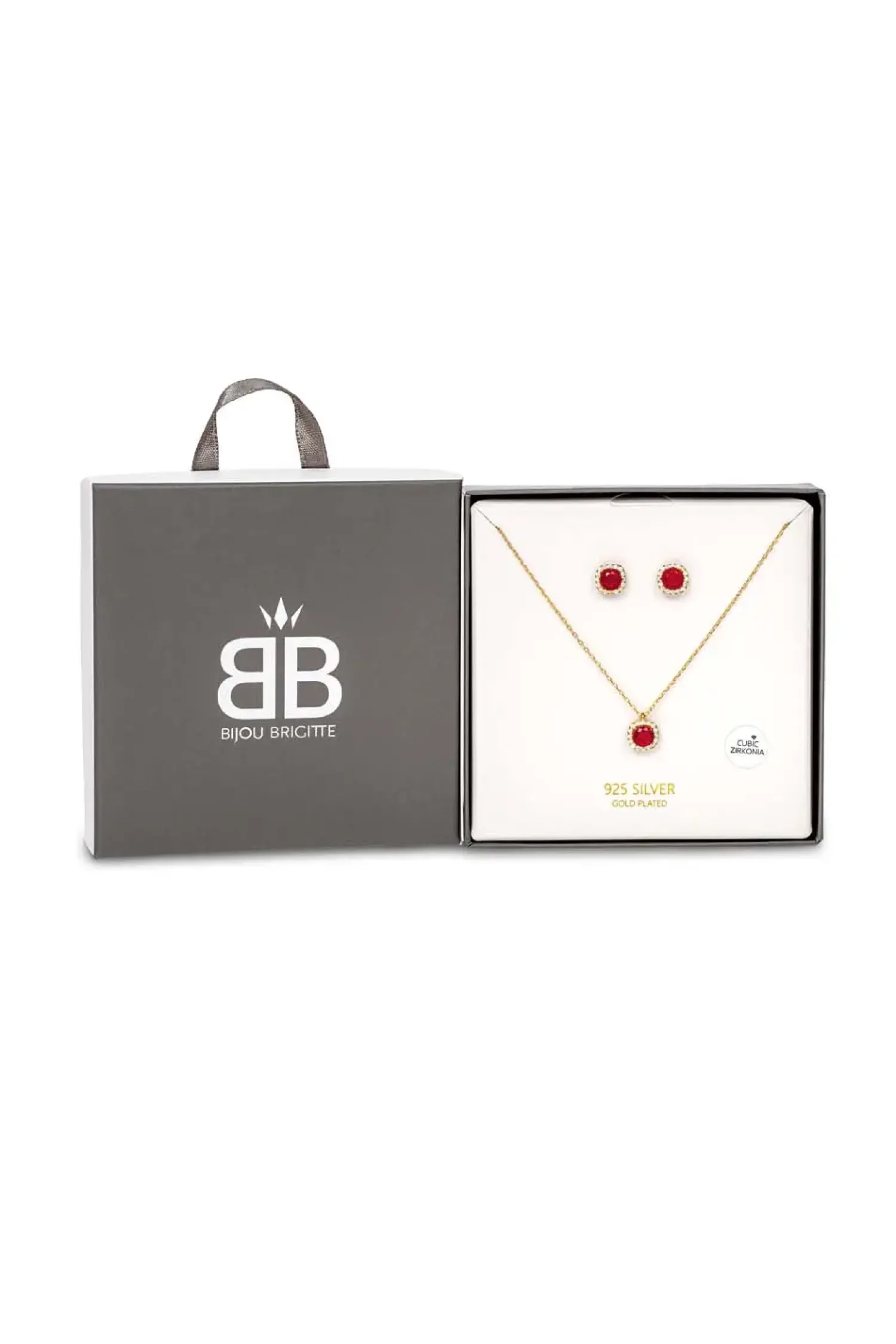 Bijou Brigitte Schmucksets>Schmuckset - Red Passion gold, rot