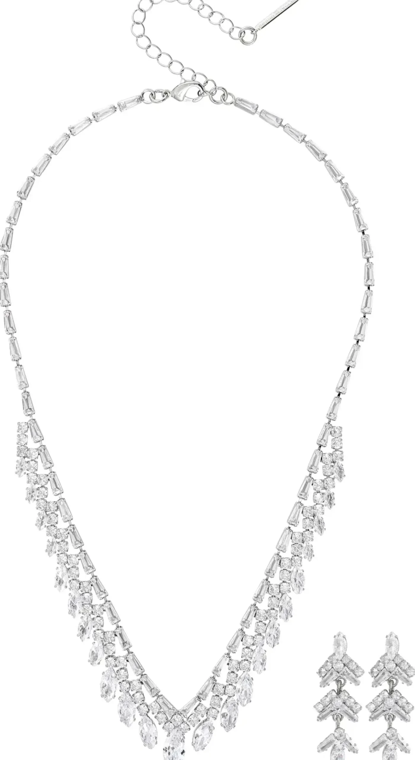 Bijou Brigitte Schmucksets|Brautschmuck>Schmuckset - Shiny Navette silber