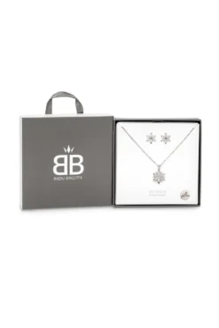 Bijou Brigitte Schmucksets>Schmuckset - Silver Snow silber