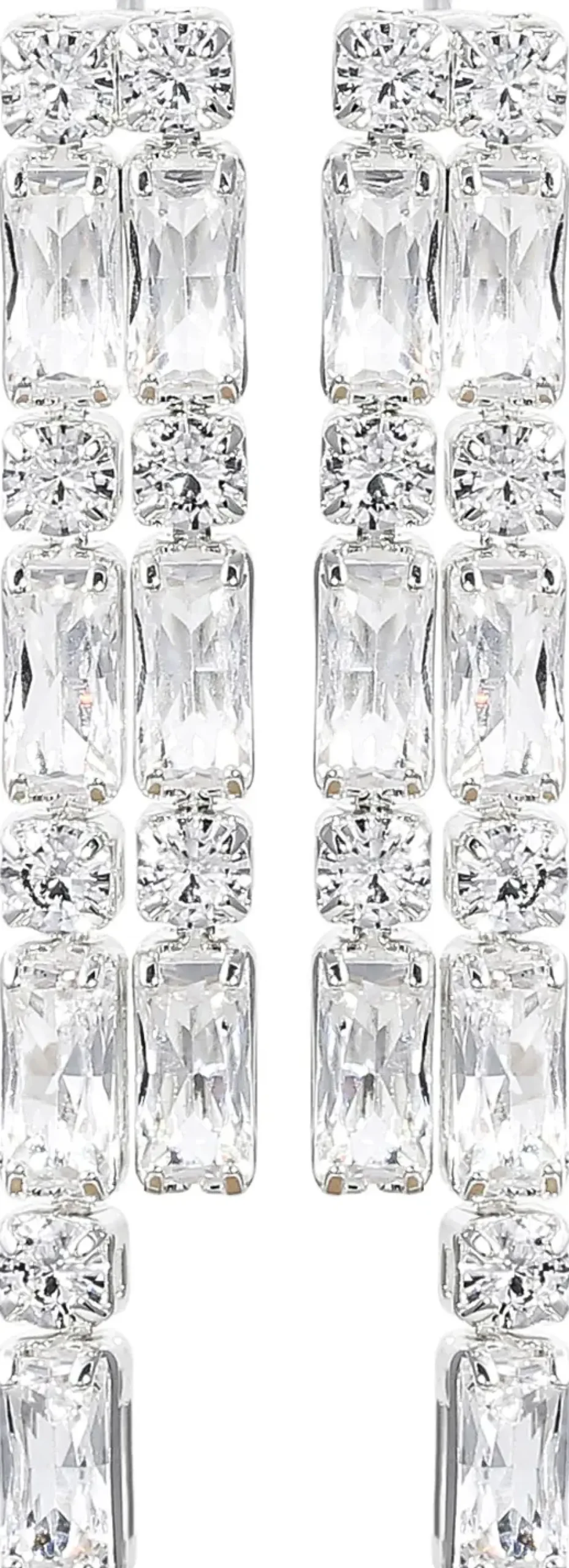 Bijou Brigitte Schmucksets|Brautschmuck>Schmuckset - Small Rectangles silber