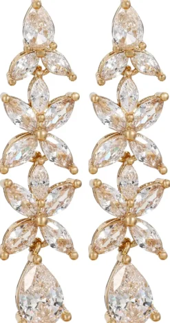 Bijou Brigitte Schmucksets|Brautschmuck>Schmuckset - Sparkling Flowers gold