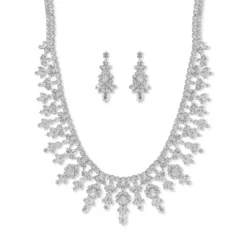 Bijou Brigitte Schmucksets>Schmuckset - White Hope silber