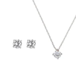 Bijou Brigitte Schmucksets|Ohrstecker>Set - Fine Silver silber