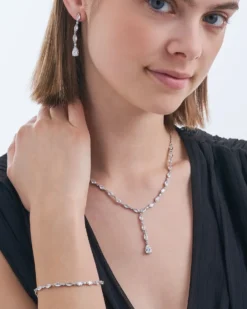Bijou Brigitte Schmucksets|Brautschmuck>Set - Glamorous Zirkonia silber