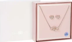 Bijou Brigitte Schmucksets|Für Bestimmte Anlässe>Set - Infinity Heart roségold