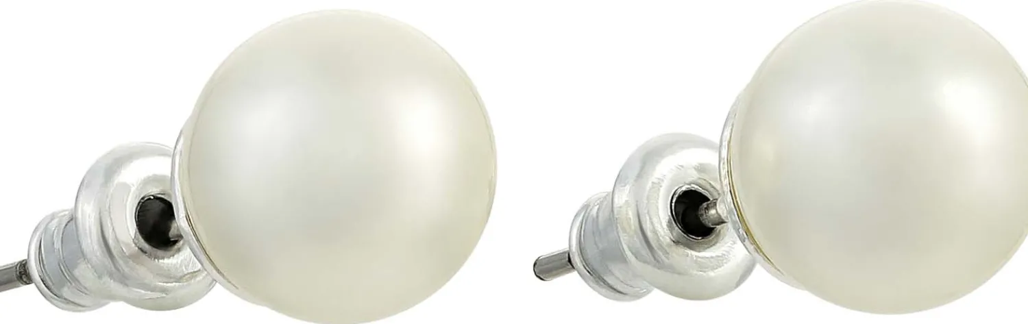 Bijou Brigitte Perlenschmuck|Perlenketten>Set - Shiny Pearl weiß, silber