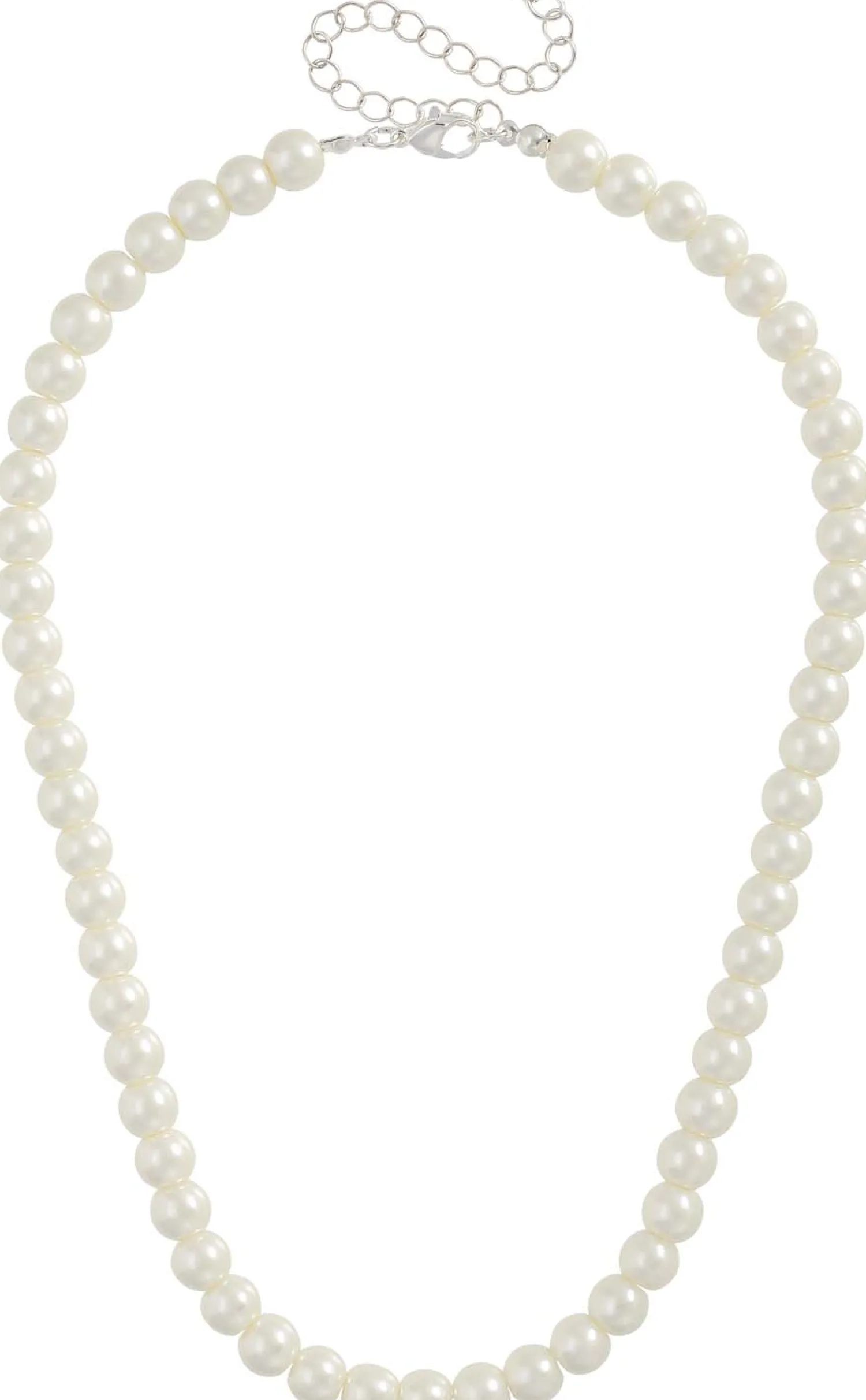 Bijou Brigitte Perlenschmuck|Perlenketten>Set - Shiny Pearl weiß, silber