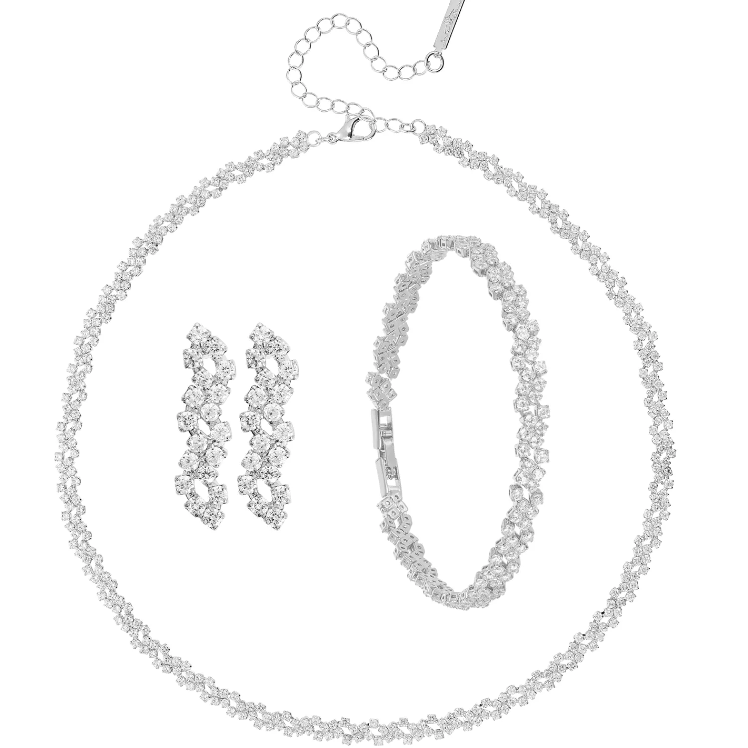 Bijou Brigitte Schmucksets|Brautschmuck>Set - Silver Tears silber