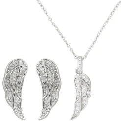 Bijou Brigitte Schmucksets|Silver Moments>Set - Sparkling Wings silber