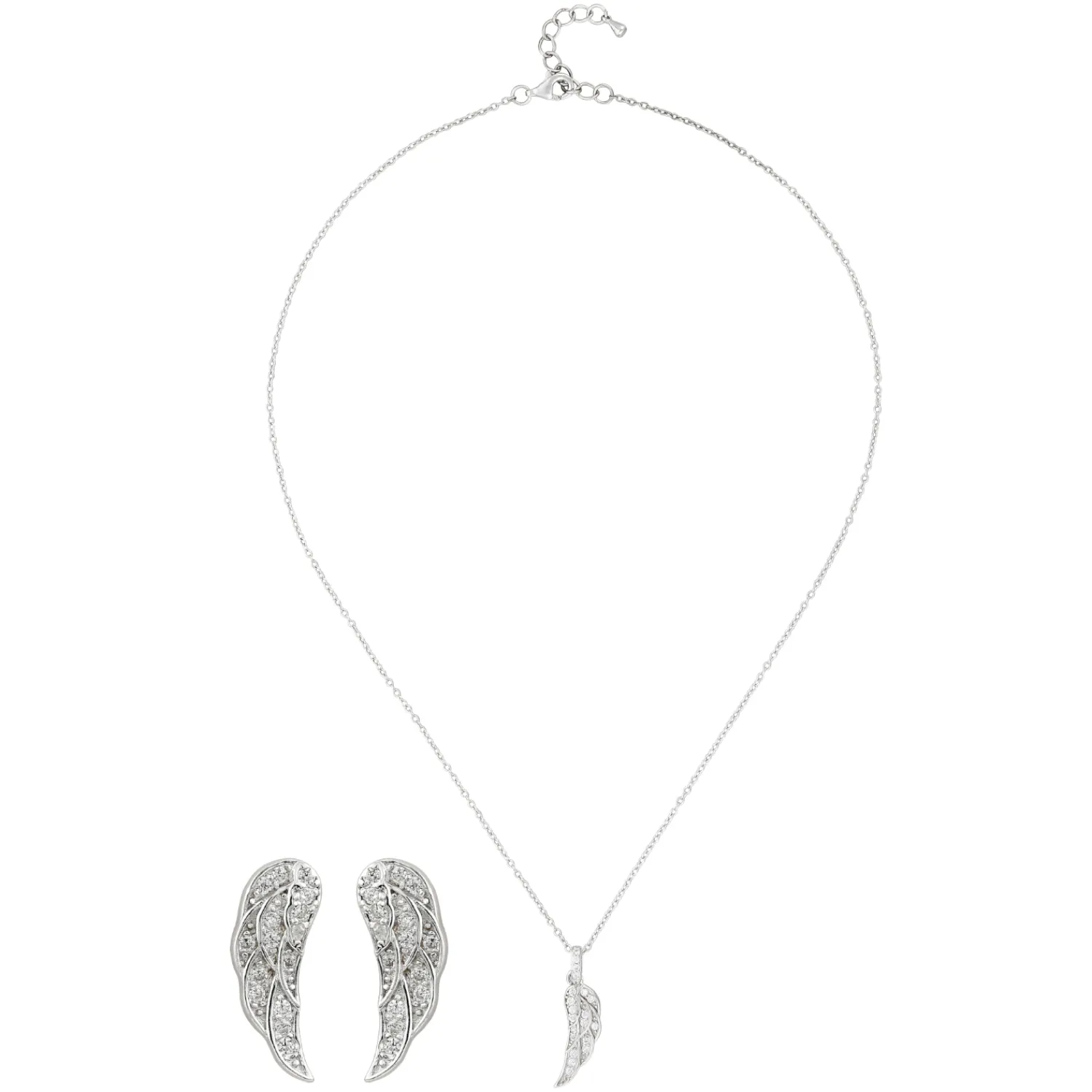 Bijou Brigitte Schmucksets|Silver Moments>Set - Sparkling Wings silber