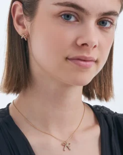 Bijou Brigitte Schmucksets|Für Bestimmte Anlässe>Set - Zirkonia Bow gold
