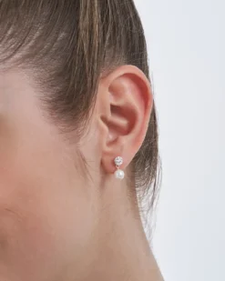 Bijou Brigitte Ohrstecker|Perlenschmuck>Silber Ohrstecker - Pearls weiß, silber