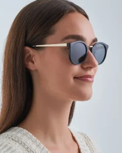 Bijou Brigitte Damen-Sonnenbrillen|Sonnenbrillen Schwarz>Sonnenbrille - Basic Black schwarz