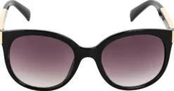 Bijou Brigitte Damen-Sonnenbrillen|Vintage-Sonnenbrillen>Sonnenbrille - Black and Gold schwarz