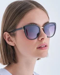 Bijou Brigitte Damen-Sonnenbrillen|Vintage-Sonnenbrillen>Sonnenbrille - Black is cool schwarz