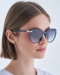 Bijou Brigitte Damen-Sonnenbrillen|Bunte Sonnenbrillen>Sonnenbrille - Blue Passion blau