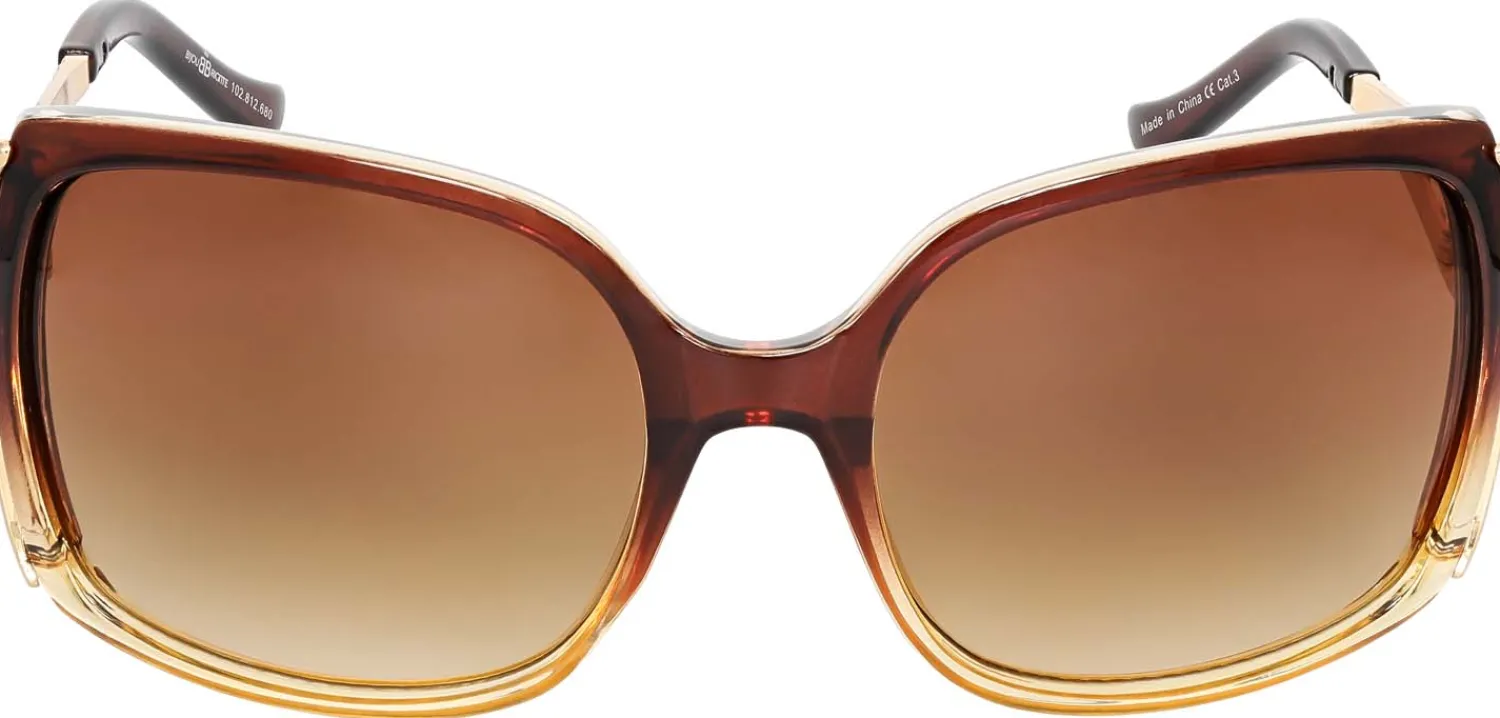 Bijou Brigitte Damen-Sonnenbrillen|Große Sonnenbrillen>Sonnenbrille - Brown Details braun