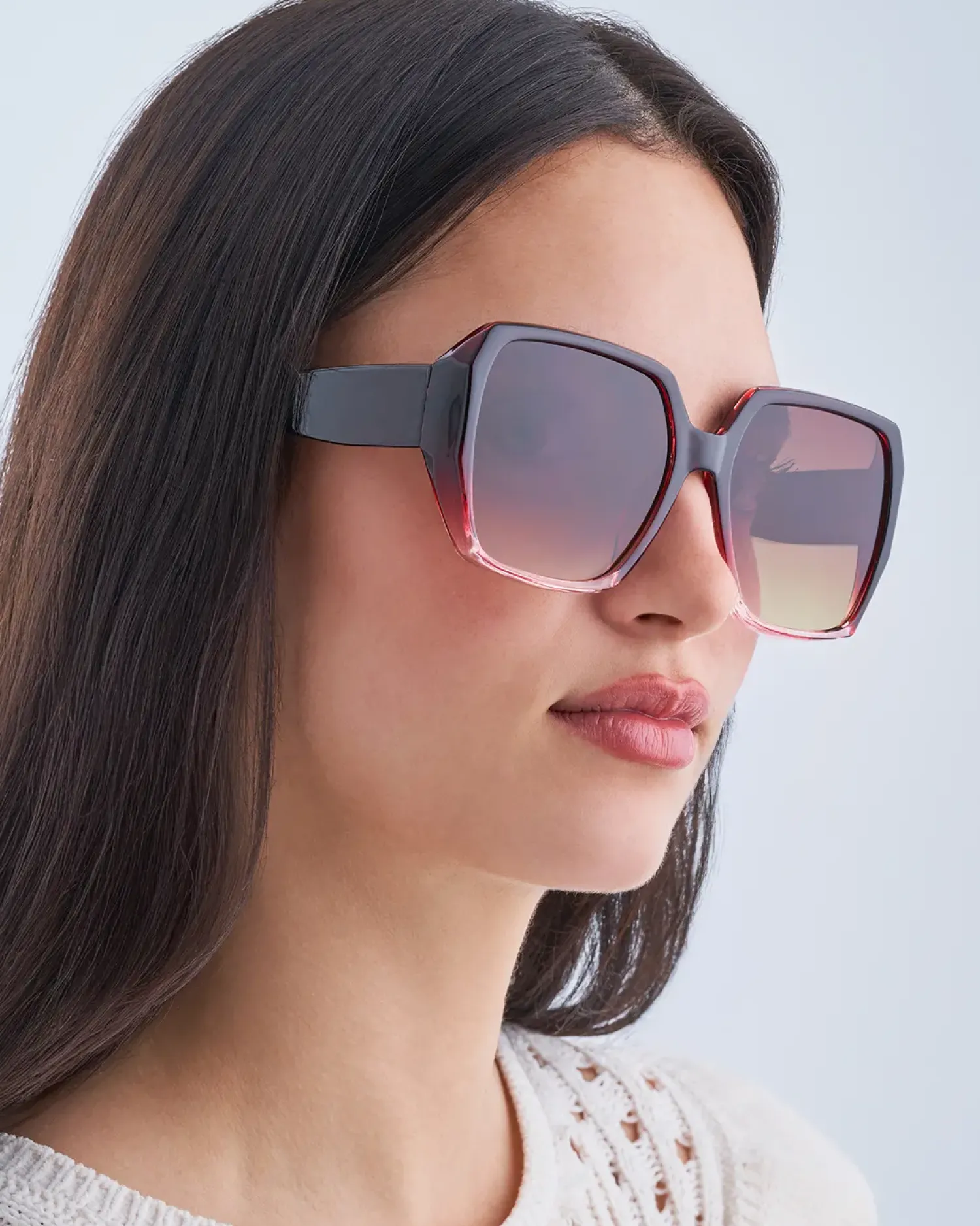 Bijou Brigitte Damen-Sonnenbrillen|Bunte Sonnenbrillen>Sonnenbrille - Brown Gradient braun, pink